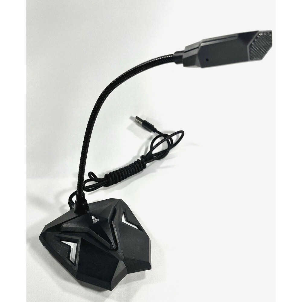BUGHA-Microphone #ZE121720 Freestanding Desktop/Laptop USB Black Tested